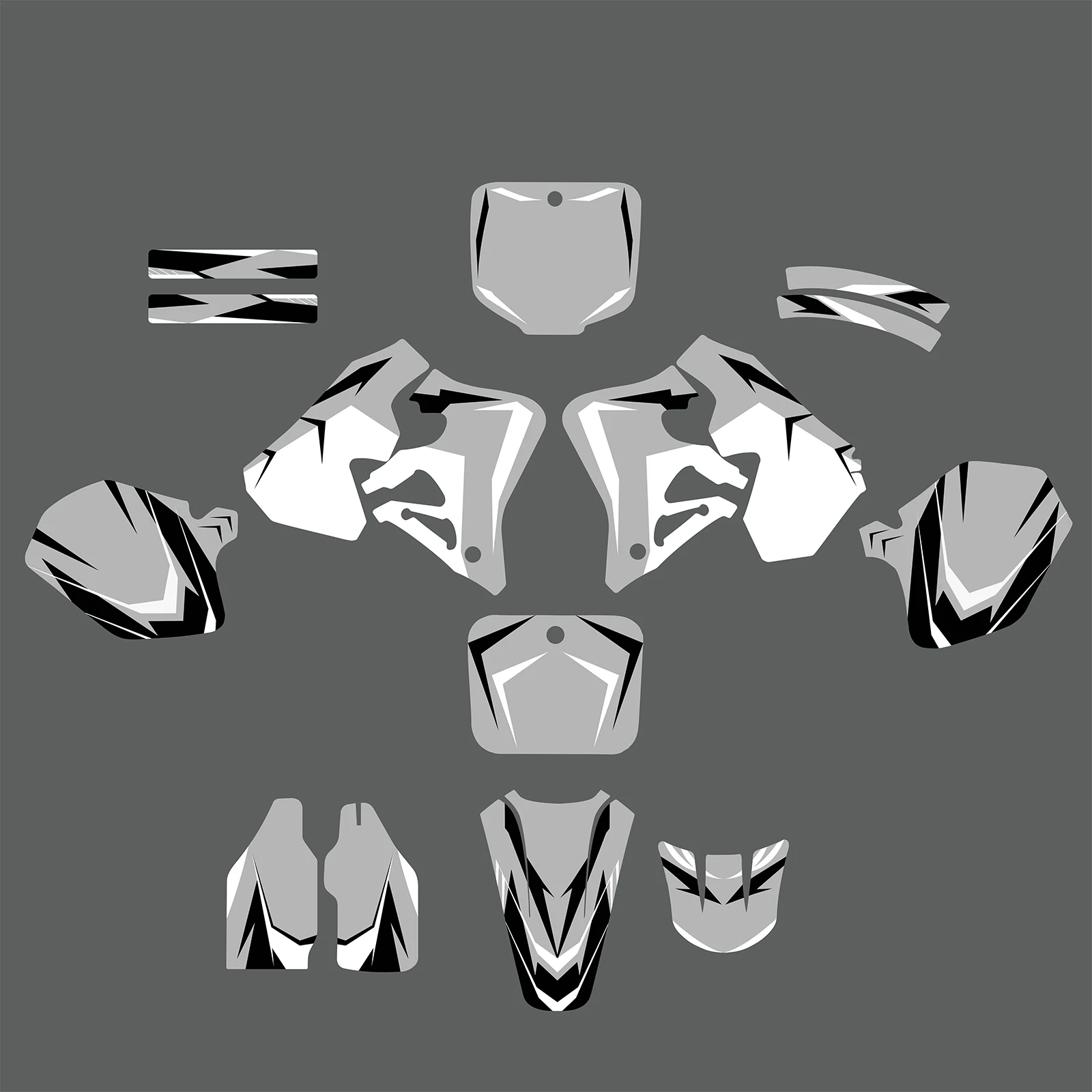 NICECNC Für Honda CR125 CR125 1995-1997 CR250 CR250 1995-1996 Motorrad Grafik Verkleidung Hintergrund Aufkleber Aufkleber anpassen – Detail 8