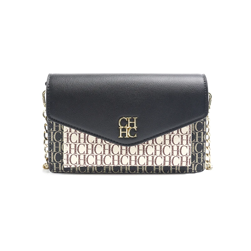 حقيبة كروس نسائية من CH بتصميم مطبوع عليه حروف أني...