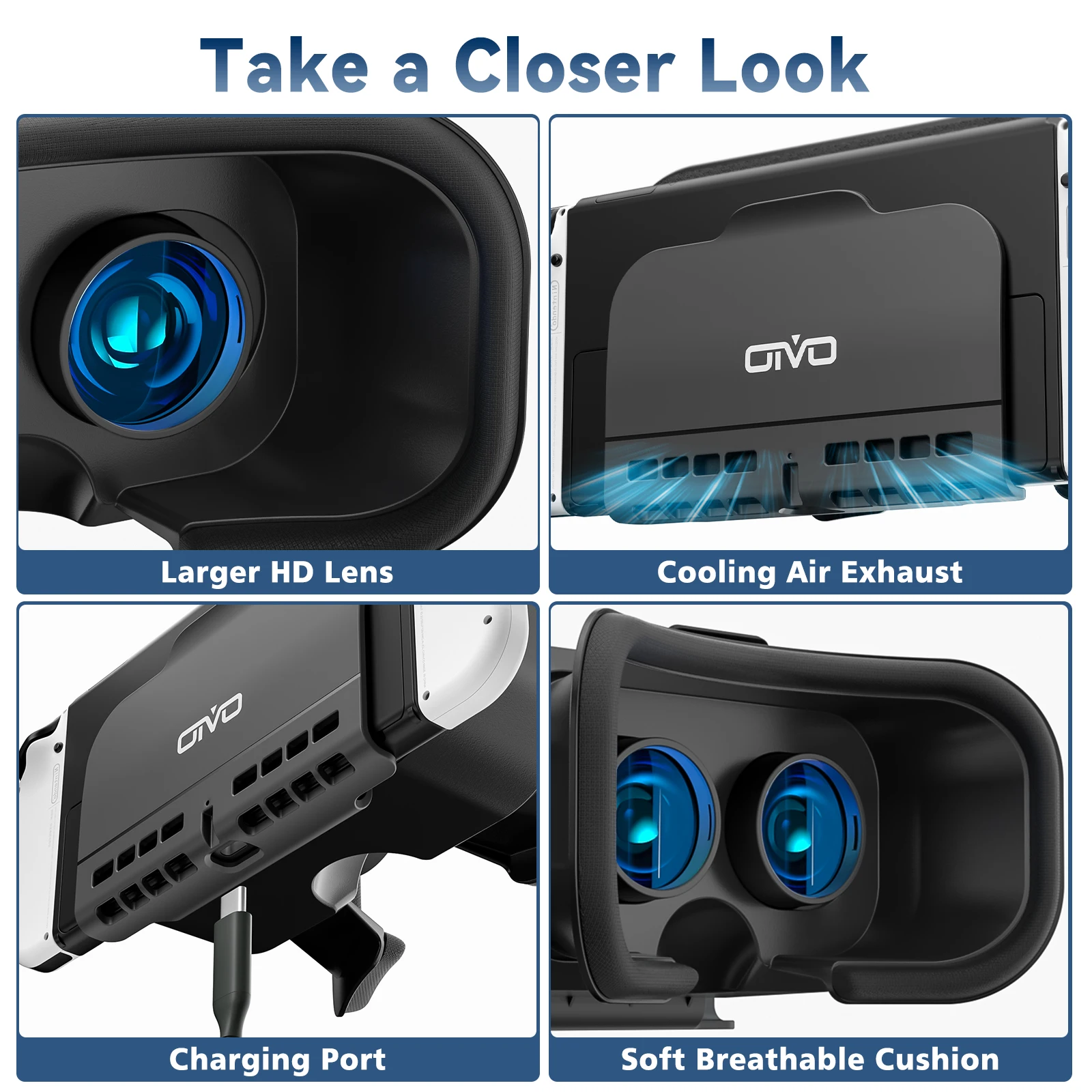 OIVO – Lunettes VR Pour Nintendo Switch Lite Lab VR, Casque De Réalité  Virtuelle, Films, Jeu De Commutation, 3D VR AliExpress Electronique