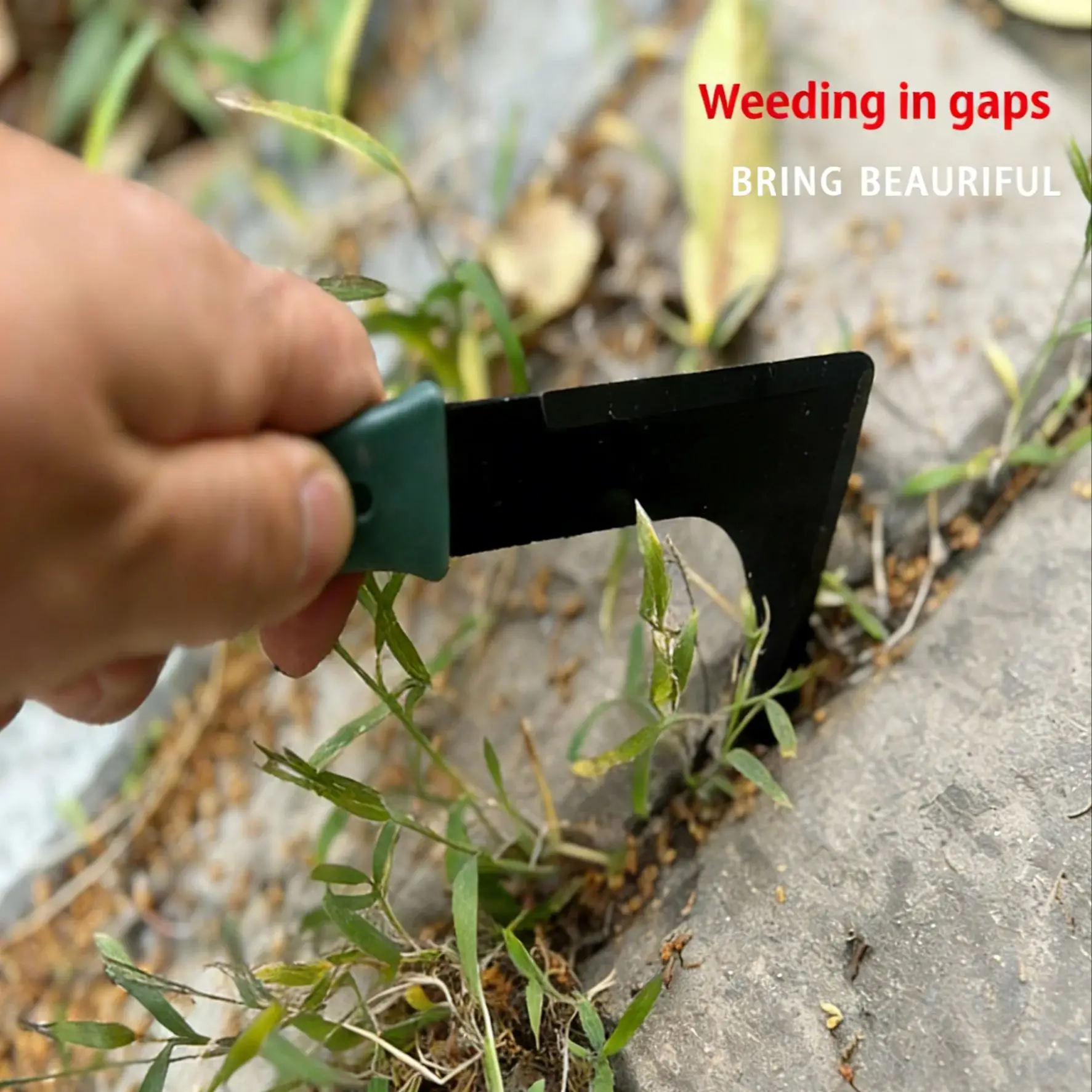 Knife Rake Weeding knife,gardening rake for root pulling, root removal, crevice ...
