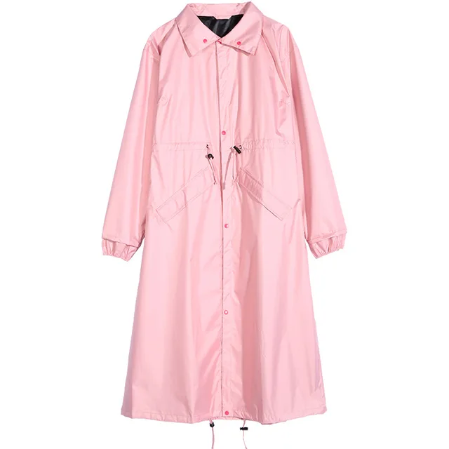 Női Divat Esőkabáta Vízálló Eső Poncho Köpenytetővel A Túrázáshoz És Turnéhoz - Image 3