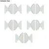 5Pairs Glasses Nose Pads Adhesive Silicone Nose Pads Non-slip  Clear, Black Thin Nosepads For Glasses Eyeglasses Sunglasses 5