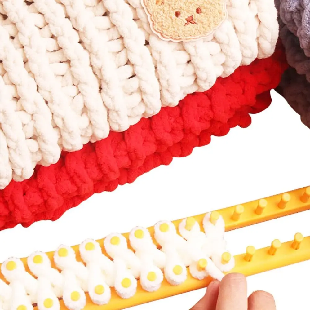 Plastic Weaving Loom Knitting Kit Durable Portable Handmade Craft Rectangle Wool Knitter DIY Machine Sewing Tools knitting loom knitting machine sewing tools weaving tools knitting craft supplies knitting supplies