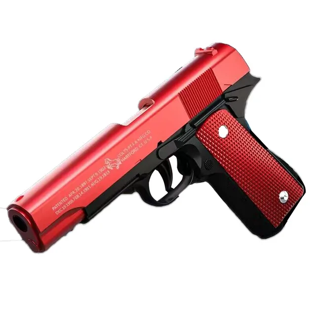 1911 Repeated Throwing Shell Toy Gun Anti Blowing Glock Soft Bullet Simulation Simulated pistol Children's Boy Shooting Bullets 3