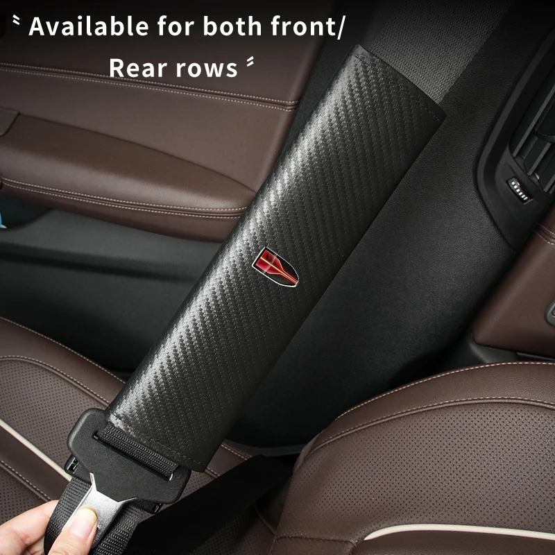 2 Pezzi Copertura Della Cintura Di Sicurezza Dell'Auto Cintura Di Sicurezza Spalline Per Hongqi H5 H6 H7 H9 E-Qm5 Hs3 Hs5 Hs6 Hs7 E-Hs3 E-Hs9 Ls5