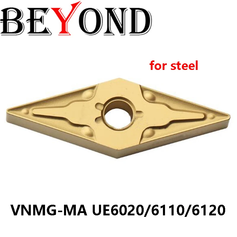 

10 шт. VNMG160404 VNMG 160404 лезвие оригинальный VNMG160404-MA UE6020 UE6110 UE6120 карбидная вставка для токарного станка резак инструменты CNC для стали