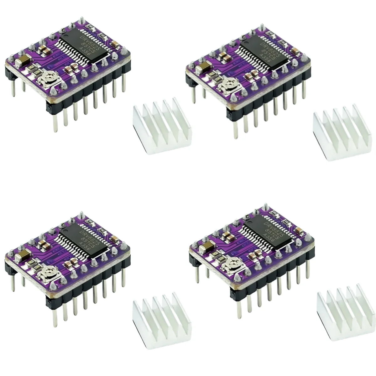 10 Moduli Driver A4988 StepStick Per Motori Passo-Passo - Per Stampante 3D RepRap