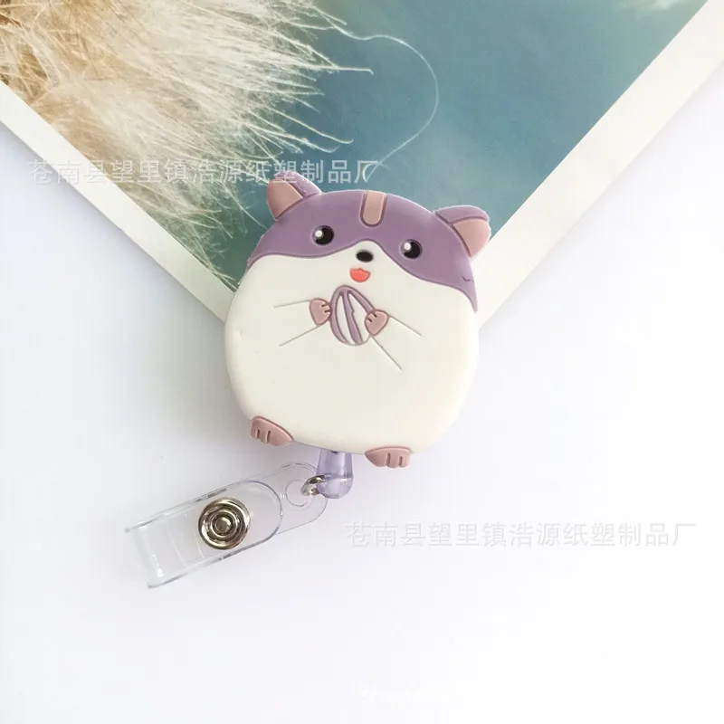 Retractable Badge Reel Badge Holder Badge Holder Keychain 1 Piece Nurse Name Card ID Holder