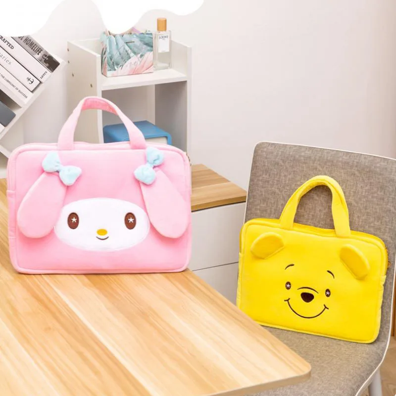 

Sanrio Hellokitty Cinnamoroll Kawaii короткая сумка для ноутбука 14 дюймов Сумка для планшета Ipad модная Многофункциональная портативная сумка для хранения