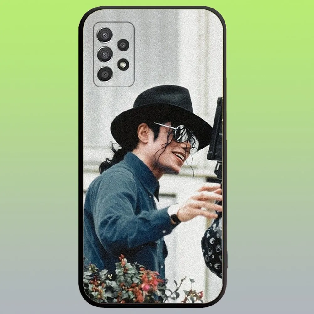 Singer Michael Jackson Premium Soft Black Phone Case