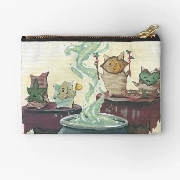 

Карманы на молнии для приготовления пищи с Korok Is, маленькие карманы для монет, ключей, упаковка для денег, женское косметическое нижнее белье, трусики, мужской кошелек, сумка