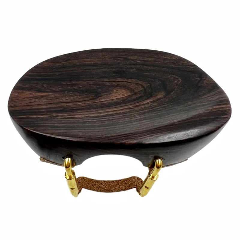 Violin Chinrest installed clamp Fiddle Chin Rest with Silver/gold bracket screw Rosewood/Ebony wood parts 4/4 3/4 1/2 1/4