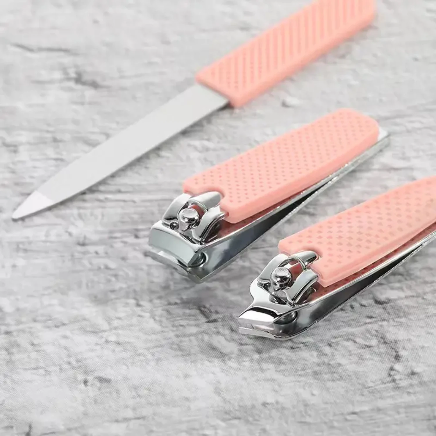 Solid Durable Multifunctional Beauty Tools Set-3pcs Nail Cutter & Pedicure Foot File Kit