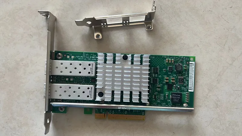 Usado X520-da2 Adaptador de Rede 10gb 10gb 10 Gigabit Network Nic Dual Port E10g42btda