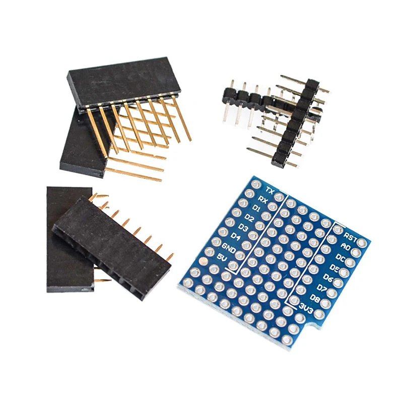 5 Stück Breadboard Expansion Shield Pin Lithium-Batterie für WeMos D1 Mini Modul Sensor – Detail 5