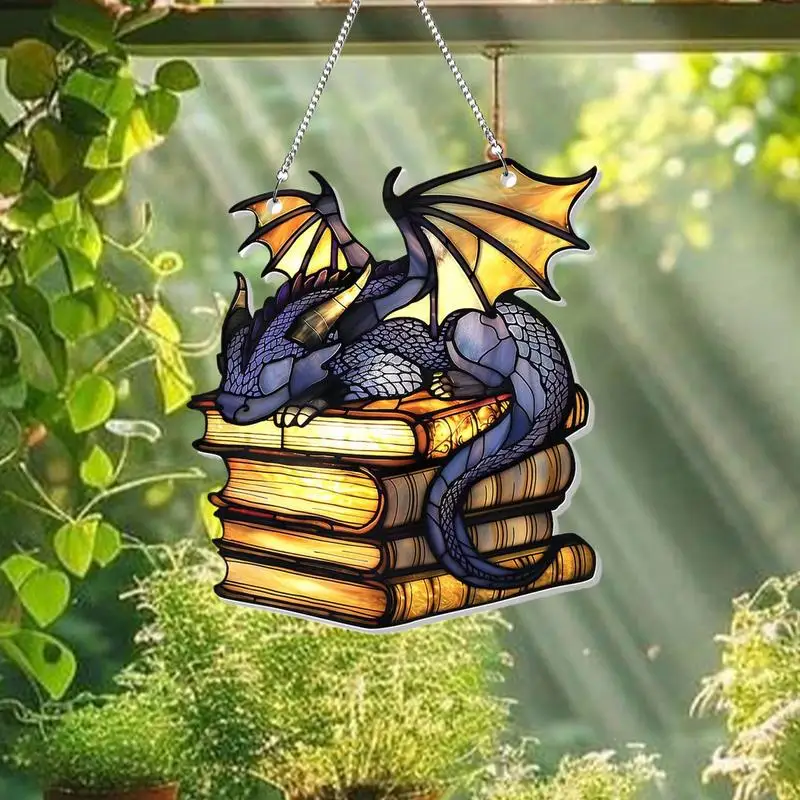 Window Art Sun Catchers Dragon Sun Catcher Craft Pendant Decorative Window Rainbow Maker Light-catcher For Bedroom crystal sun catcher crystal hanging decoration crystal light catcher window hanging suncatcher