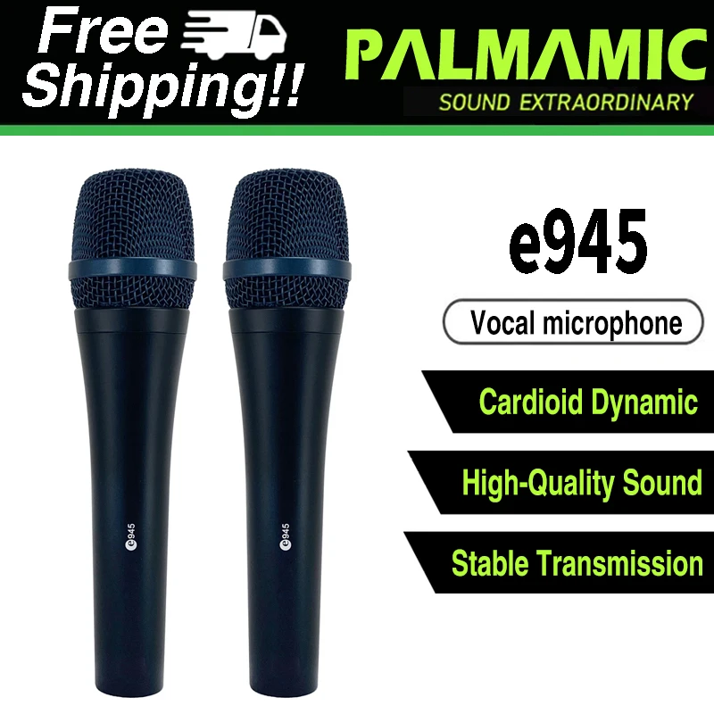 E945 Microfono Professionale Per Karaoke Microfono Vocale Con Microfono Portatile Cablato Dinamico Supercardioide Per La Registrazione Di Palcoscenici