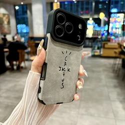Luxury Microfiber Leather Hip - Hop Streetwear Phone Case - iPhone 15 Plus (Qhui)