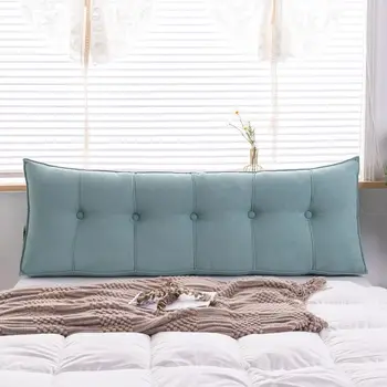 삼각형 침대 등받이 베개 커플, 부드러운 허리, 대형 침대 머리 쿠션, 삼각형 쿠션, 등 통증 완화 소파 허리