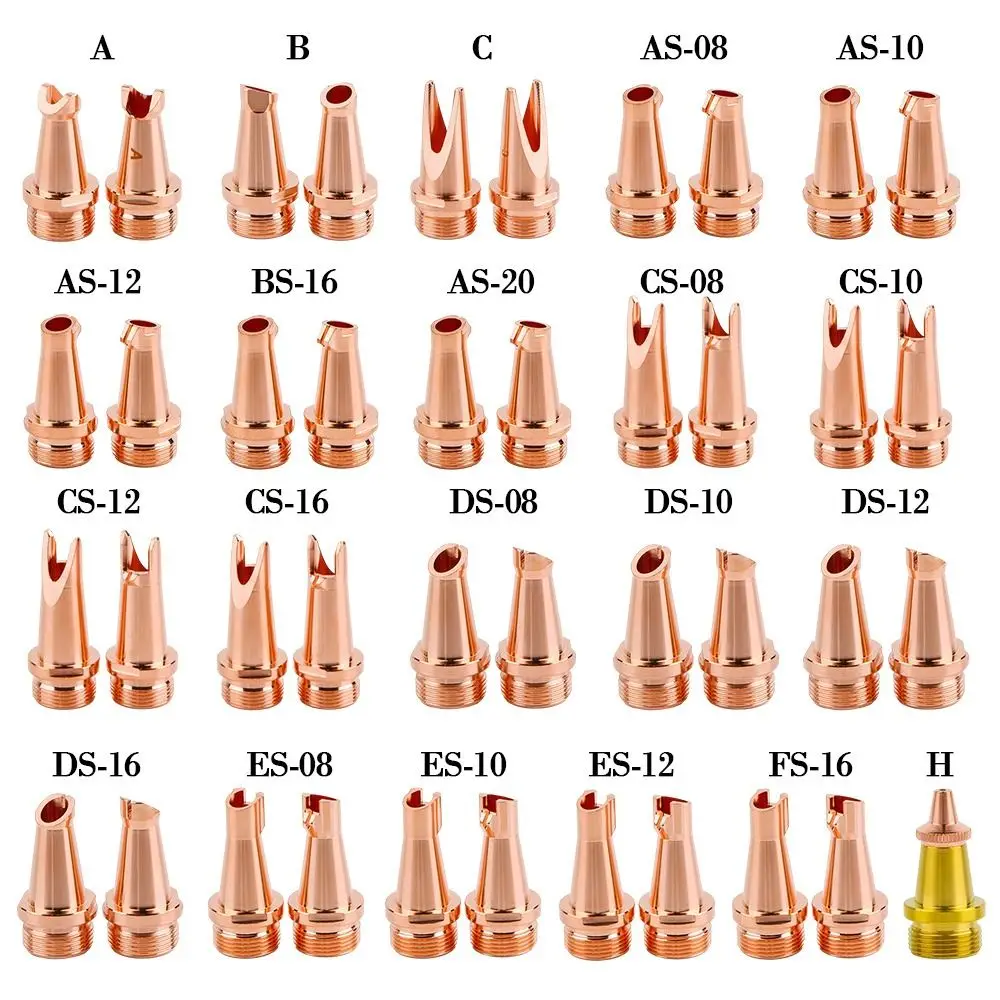 M16 CQWY Laser Welding Nozzle Handheld Laser Nozzle Red Copper Welding Torch Replacement Accessories