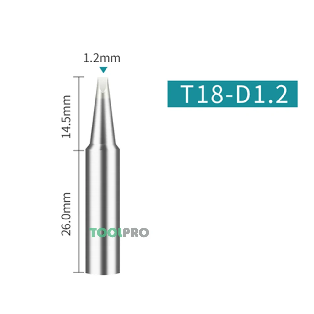 T18 Serie Löten Tipps Fit Für HAKKO FX-888 FX-888D FX-8801 FX-600 Blei Freies Eisen Düse Schweißen Griff Bleistift Bit Eisen tipps – Detail 12