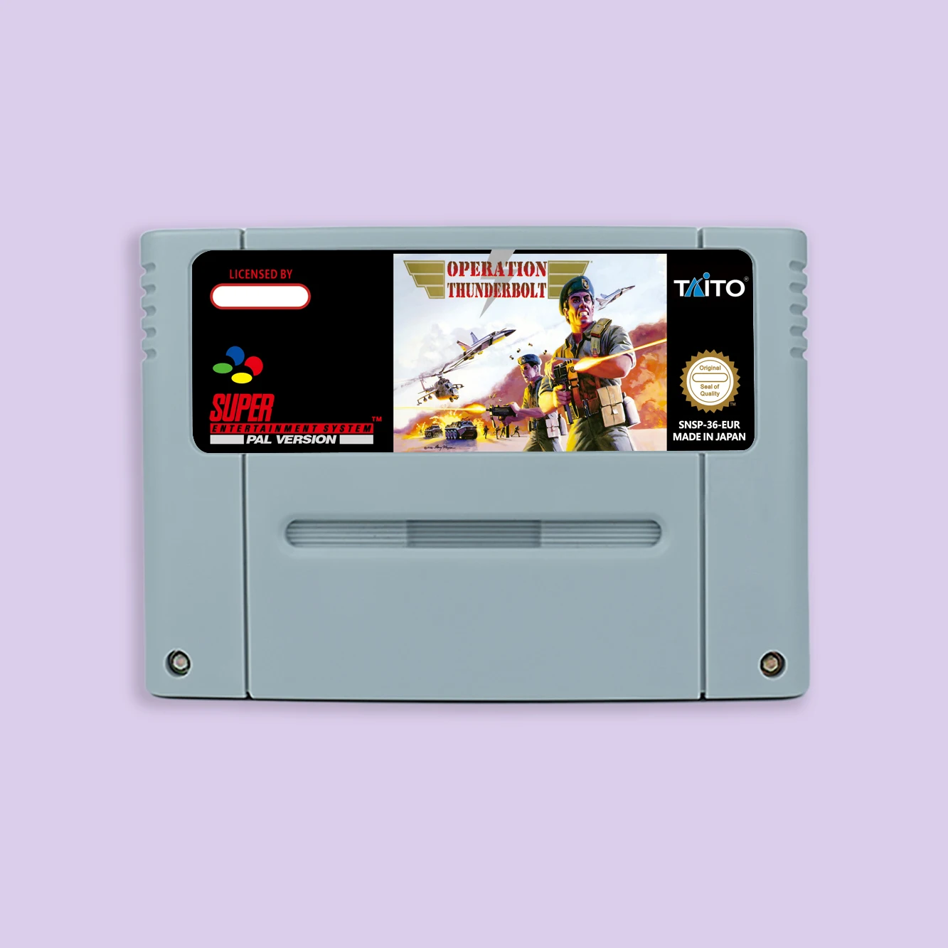 オペレーションサンダーボルト【中古美品・完品・SNES北米版
