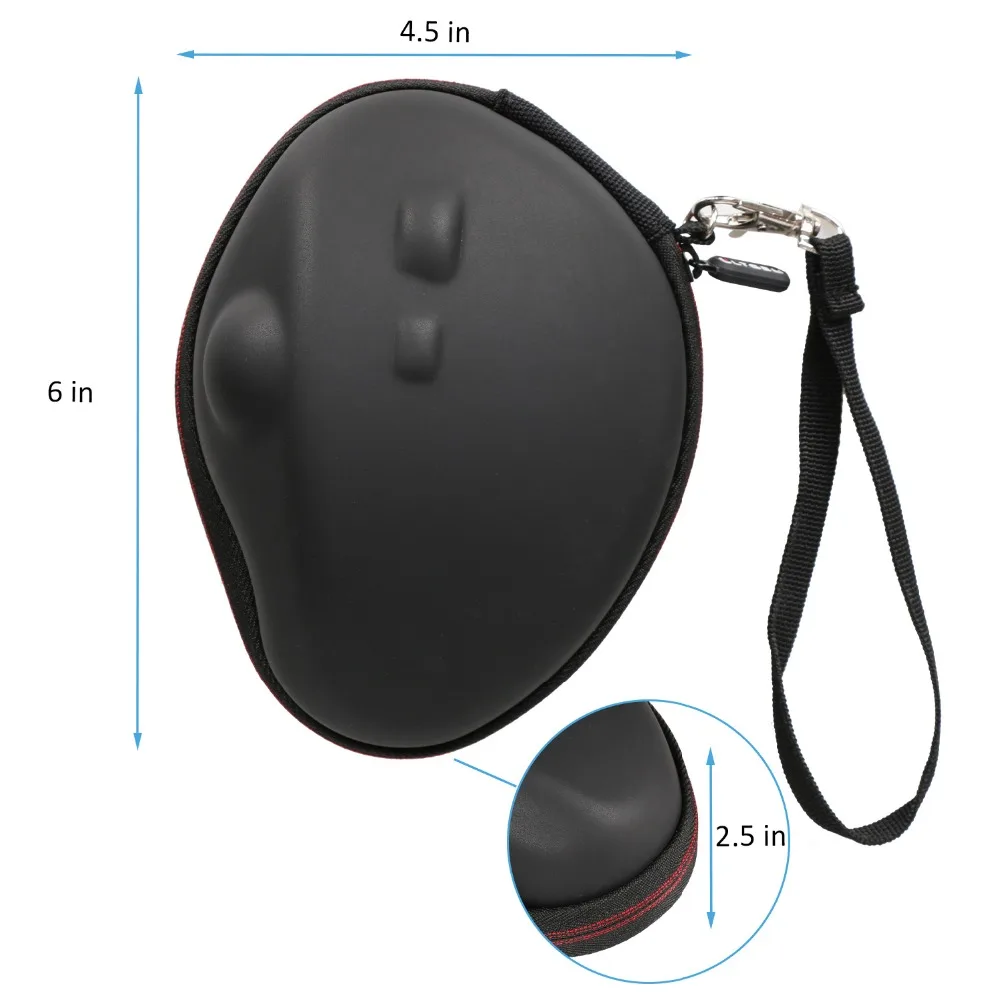 Ltgem-mala de Viagem para Logitech mx Ergo Mouse Trackball sem Fio Avançado Eva Rígido - Imagem 5
