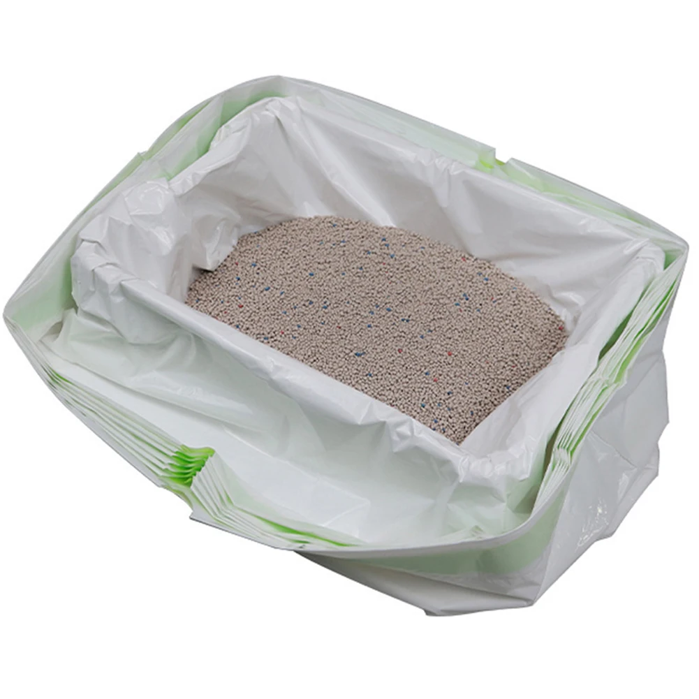 

Litter Box Liners 7 Count Drawstring Cat Litter Pan Liners Bags Thickened Kitty Litter Liner Pet Cat Dog Supplies