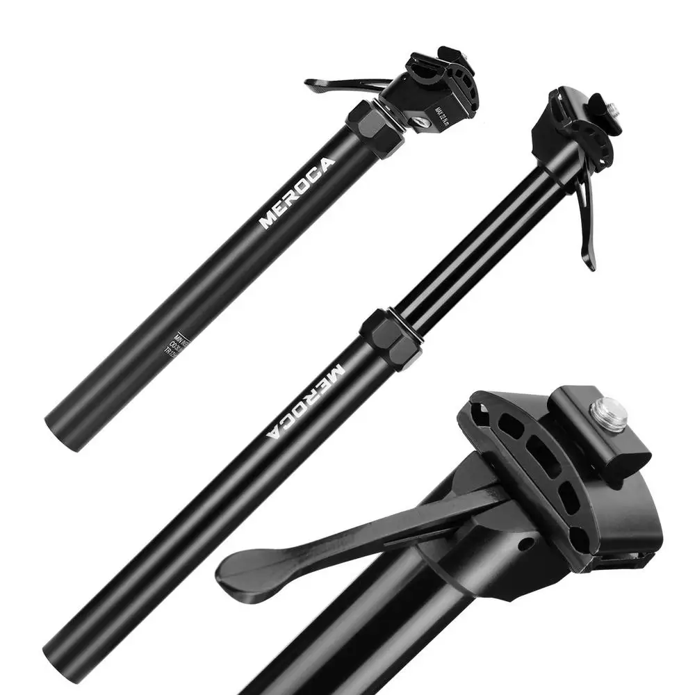 Bike Seat Dropper 125mm Manual Control External Routing Quick Adjust Aluminum Alloy Hydraulic Dropper Post Riding Bike Supplies