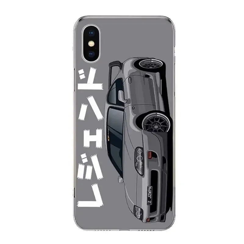JDM Tokyo Drift Sports Car Phone Case - Stylish Silicon Soft Cover