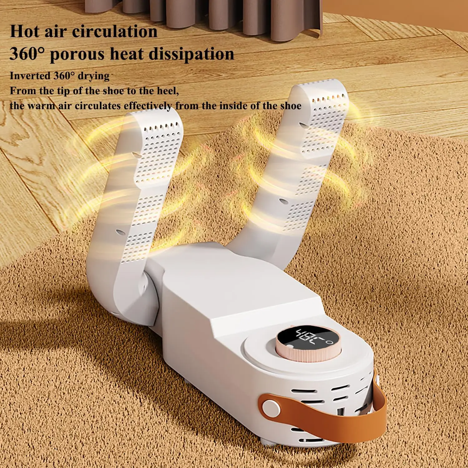 เครื่องอบรองเท้าแบบใหม่ ปี 2025 ยี่ห้อ Winb สำหรับรองเท้าบูท รองเท้าทำงาน พร้อมฟังก์ชั่นเป่าลมร้อน อบถุงมือ และอุ่นรองเท้าบูท 1
