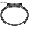 NORTH EDGE ALPS Men's Digital Carbon fiber Watch Shock Militray Sports Super Light Outdoor Compass Waterproof 50M Wristwatches 3