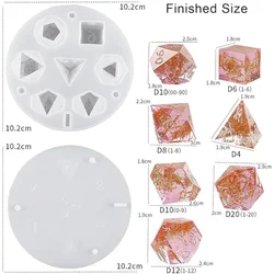 DIY Crystal Dropper Resin Keychain and Gemstone Chess Set Silicone Mold (Mold)