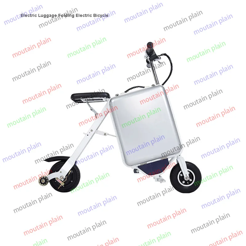 

Electric Luggage Travel Riding Suitcase The Ultra-Light Mobility Foldable Electric Bicycle With Wheels Scooter Lithium-Ion