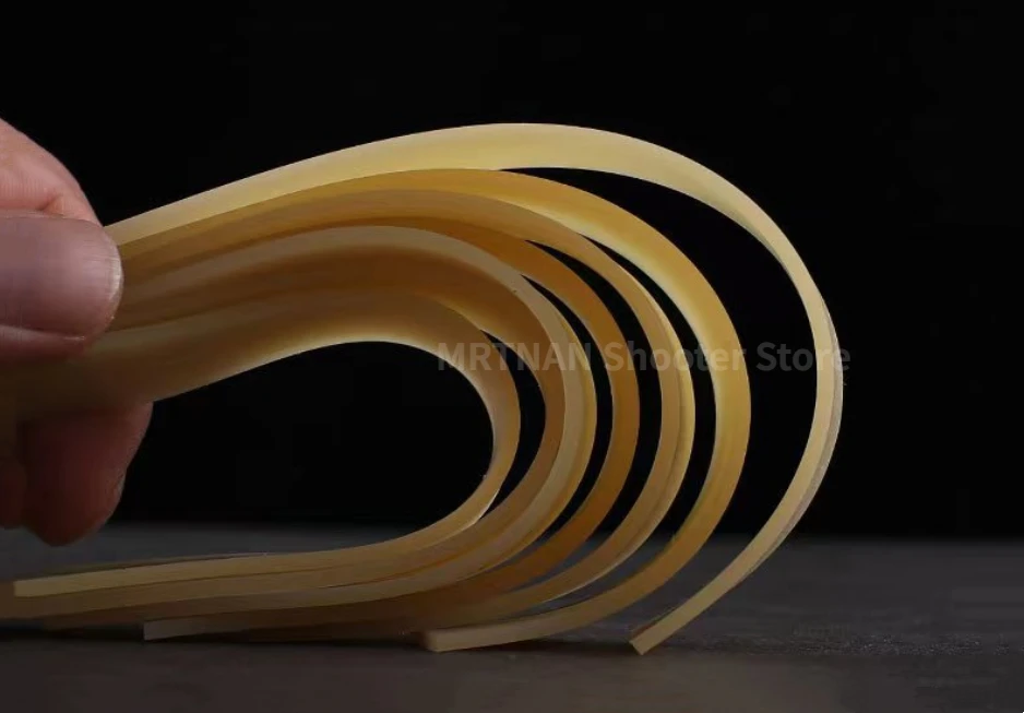 2MM Leistungsstarke Elastische Gummi Flache Elastische Band Für Slingshot-katapult Latex Band Ersatz Zubehör Outdoor Jagd Werkzeuge – Detail 6