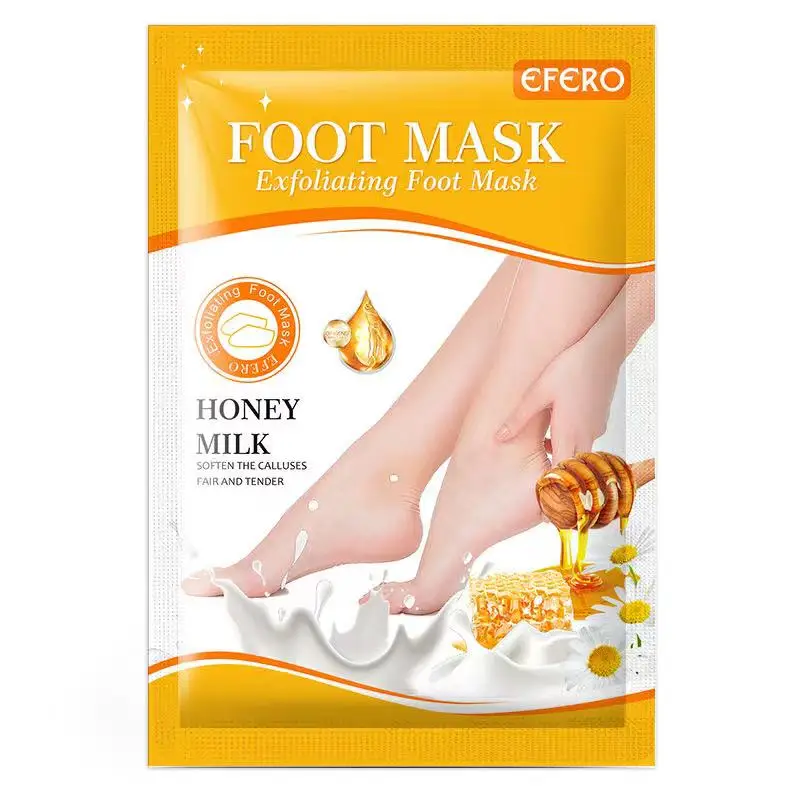 Honey Foot Mask 1 Pair Remove Dead Skin Calluses Exfoliating Foot Mask Feet Cream Whitening Spa Skin Care Tool