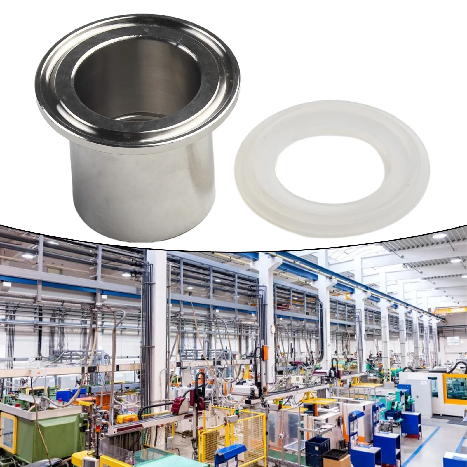 

1 "NPT, внутренняя резьба 1,5", обжимной санитарный фитинг для труб, Tri Clamp SS304 50,5 мм, кольцевой санитарный, внутренняя резьба, втулка для трубы, фитинг