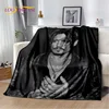 3D Printing Johnny Depp Series Soft Plush Blanket,Flannel Blanket Throw Blanket for Living Room Bedroom Bed Sofa Picnic Cover 1