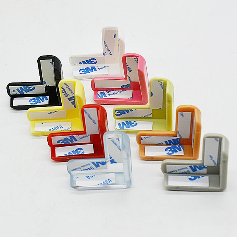 2pcs/set Baby Safety L Shaped Protector Cover Table Corner Guards Simple Children Home Protection Furnitures Edge Corner Guards