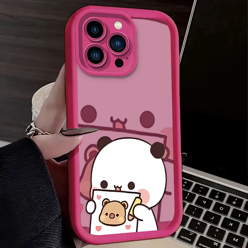 Stylish Hot BuBu DuDu Couple Silicone Phone Case