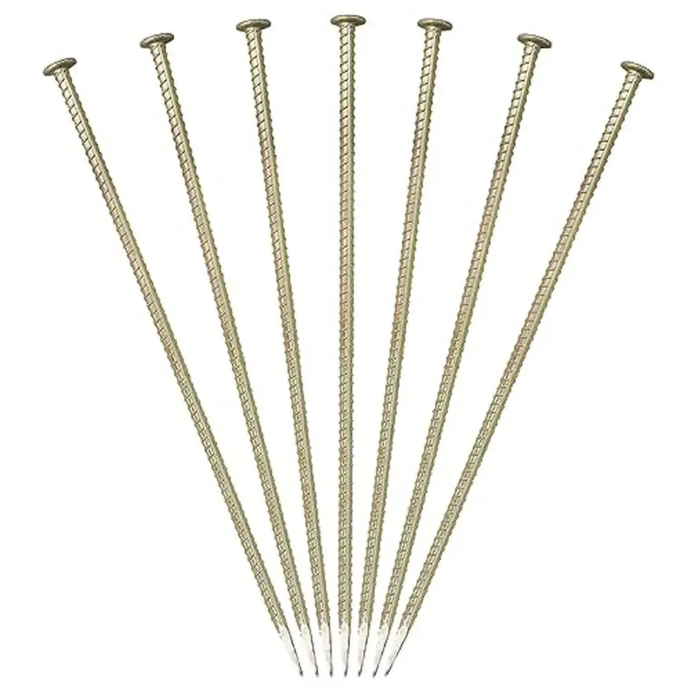 23-Inch Galvanized Steel Rebar Stakes 1/2" Diameter Heavy Duty Anchors Speed Bump Wheel Stop Tent Ground Asphalt Ultra Humanized