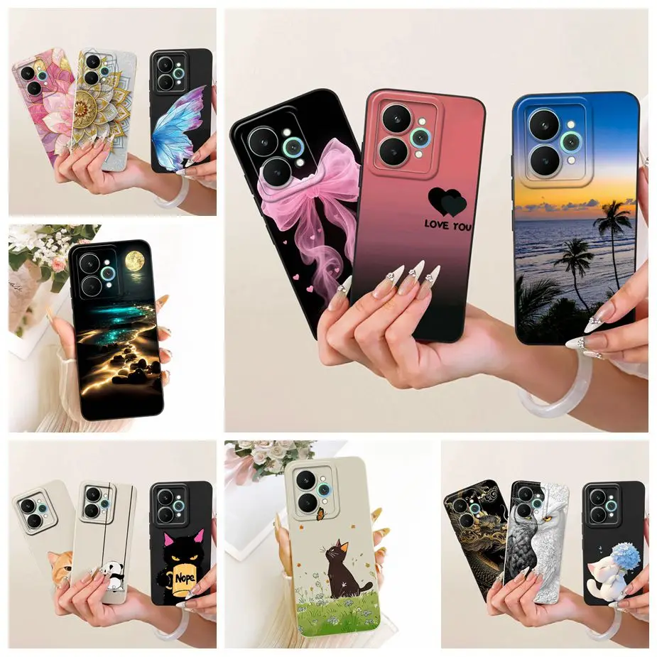 Luxury Candy Painted Soft Silicone Phone Case Cover - Stylish Protection