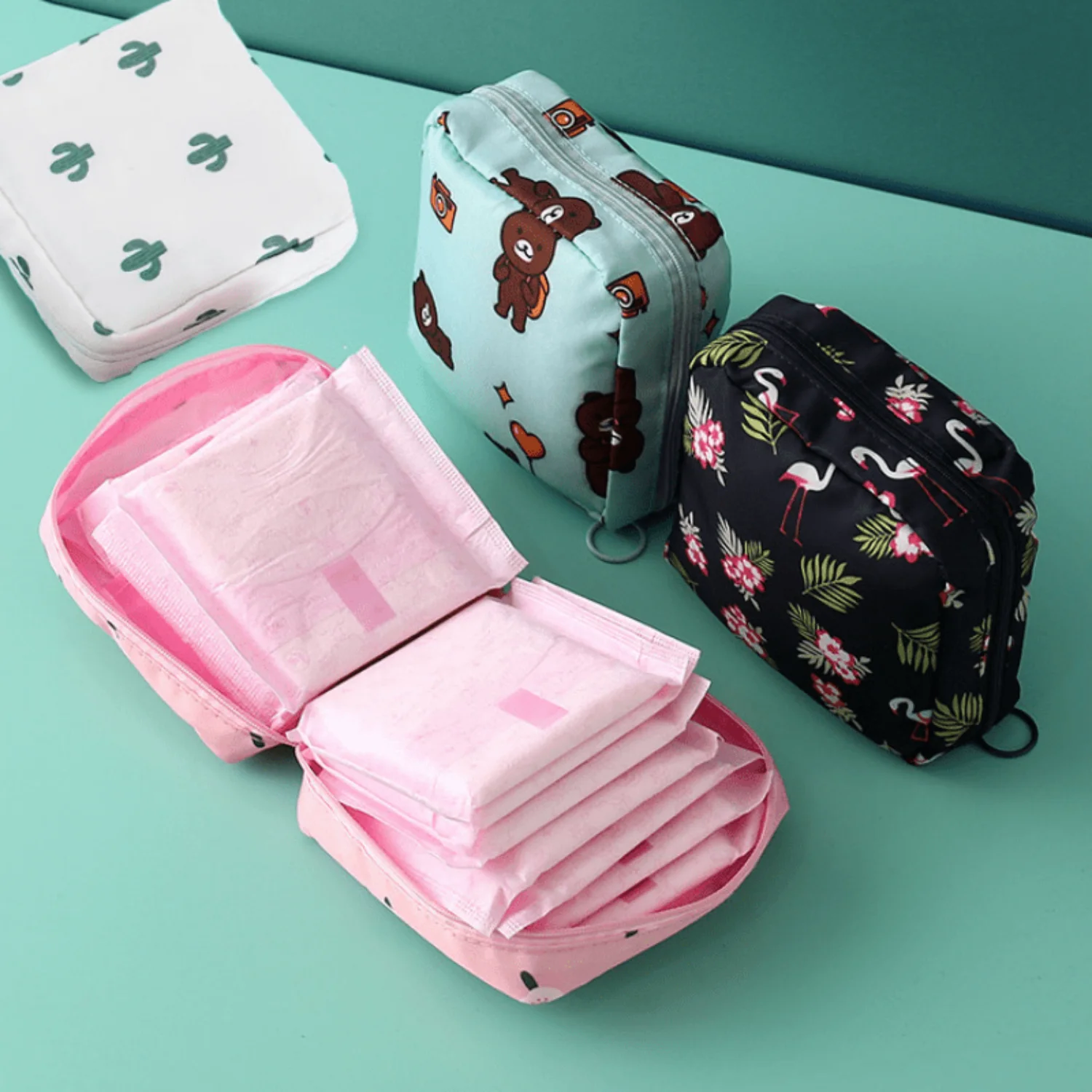 Fashionable & Durable Multi-Travel Bag Stylish Solution for Toiletries Sanitary Needs & Makeup Compact Space-Savin 1pc