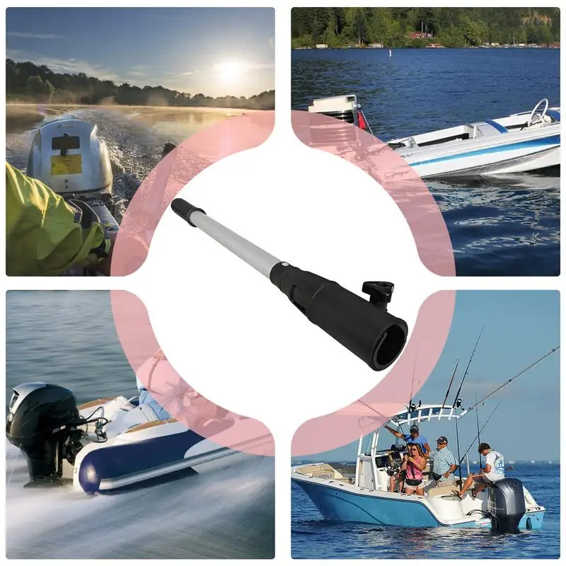 thumbnail interactive-video image 1 of Marine Boat Outboard Engine Extension Handle Telescopic Type Tug Motor Telescopic Extension Handle Anodized Aluminum 44.5-62.5Cm 1 of 10