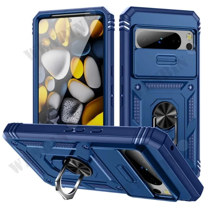 Heavy-Duty Shockproof Case with 360° Rotating Kickstand
