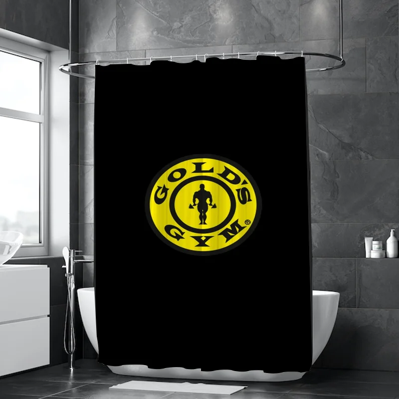 thumbnail image 1 of Cosas para la cortina del baño GOLD'S GYMS Cortinas de ducha para baño Accesorios de partición plegables para el baño Conjunto impermeable para dormitorios, 1 of 5