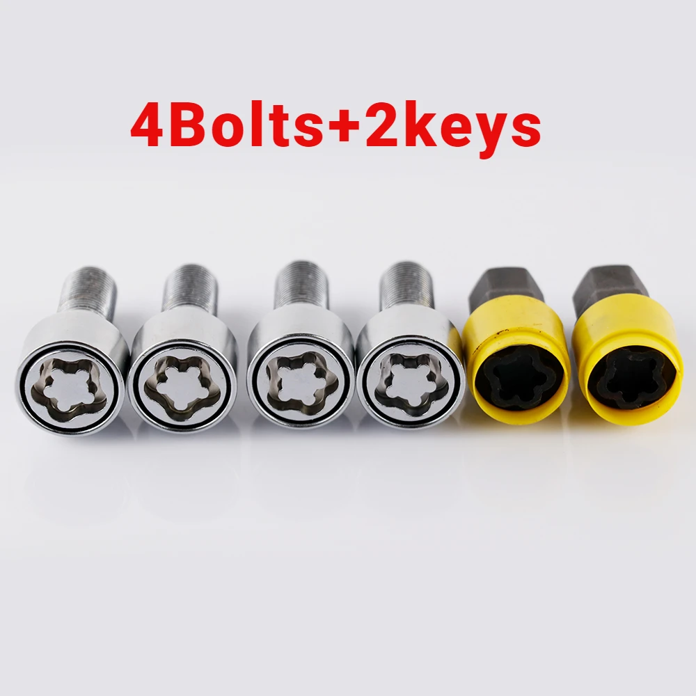 42M14X125AntitheftSecuritySteelWheelLockLockingBolts28mm
