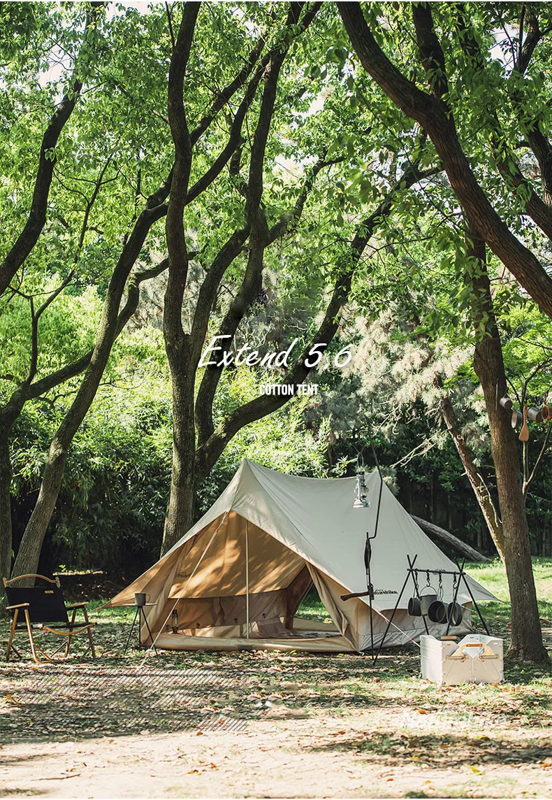 【新品・未使用】Naturehike エクステンド 5.6 Naturehike Extend 5.6 Glamping Cotton Tent Outdoor Cabin