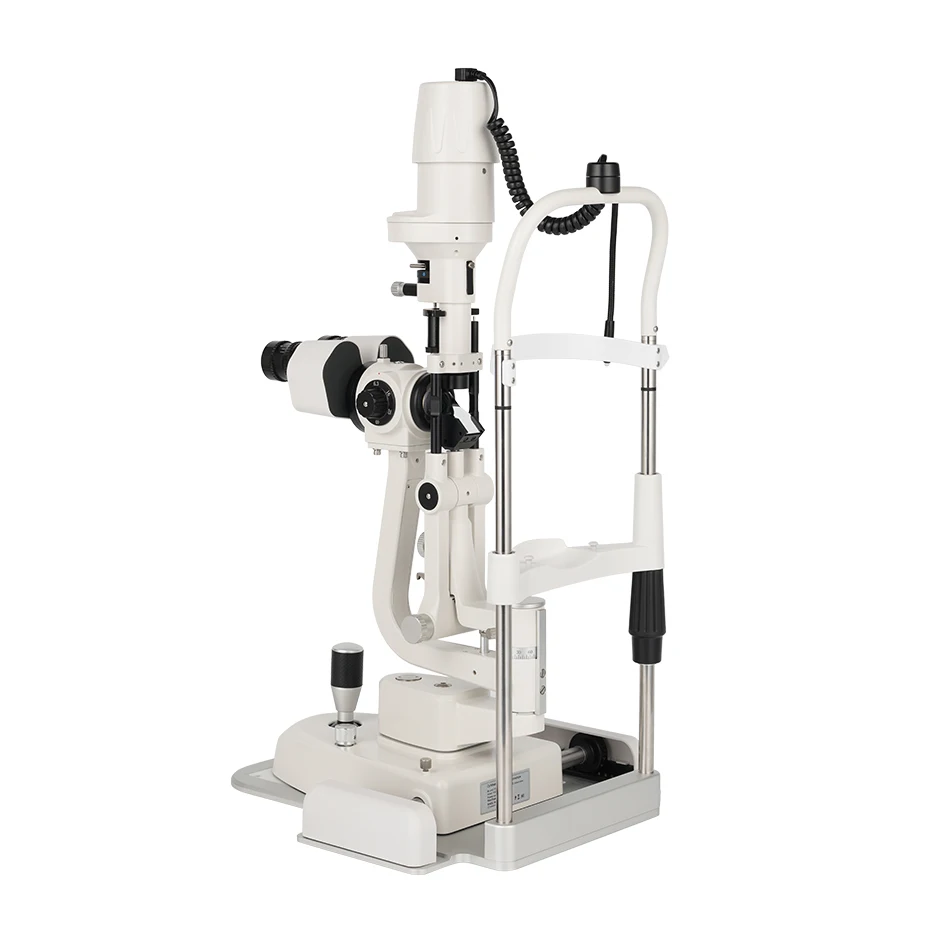 Five Magnifications Ophthalmology Slit Lamp Optometry Microscope with LED Illumination Optical Biomicroscope