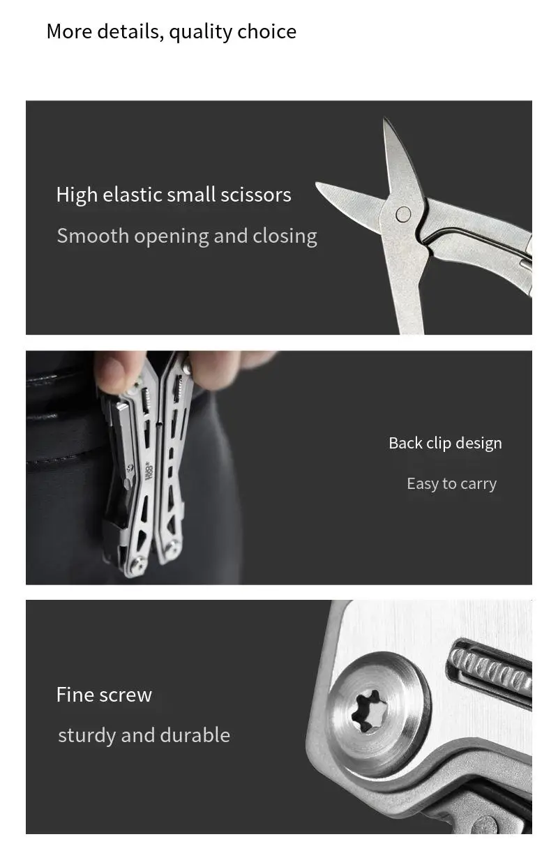 Gadgetoo Huohou K20 20-In-1 Multi Tool Pocket Folding Knife Pliers Scissors Saw Screwdriver Outdoor Survival Multi-Functional Hand Tool